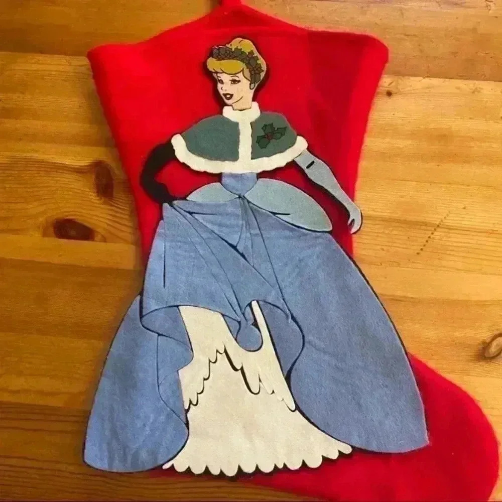 NWOT Disney Cinderella Felt Stocking
